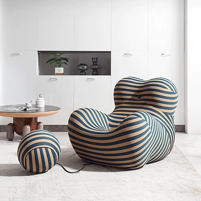 Italian Leisure 1 Person Sofa Chair Simple Living Room Single Lazy Sofa Custom Design