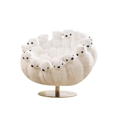 Creative Designer Single Leisure Chair Personality Art Doll Animal Doll Fabric Lazy Sofa Chair