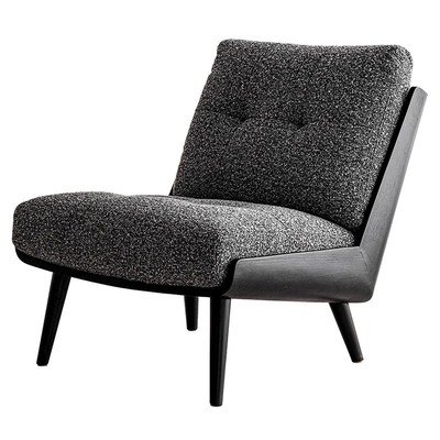 Simple Leather Single Sofa Chair Modern Cowhide Leisure Atmospheric Chair Small Sized