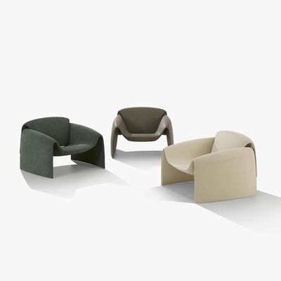 Fabric Italian Minimalist Designer Modern Armchair Casual Crab Chair For Living Room Balcony