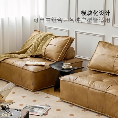 Custom Sizes Small Leather Recliner Sofa Chair Living Room Modern Leather Sofa