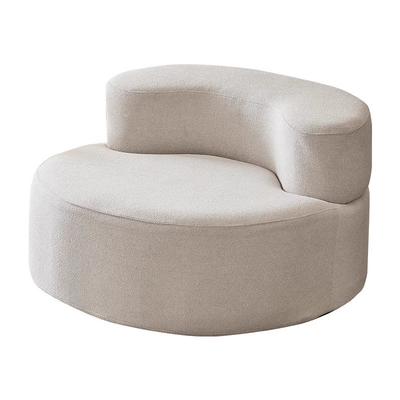 Small Room Lazy Compression Sofa Balcony Leisure Fabric Single Sofa Modern Style