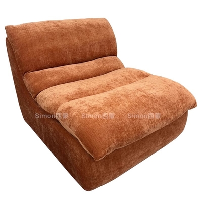 Balcony Compression Single Casual Lazy Sofa Rabbit Hair Sofa Chair Comfortable