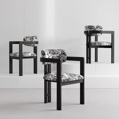 Nordic Solid Wood Dining Chair Italian Minimalist Hotel Coffee Shop Negotiating Chair