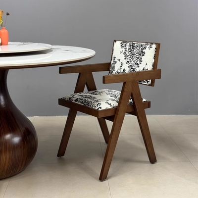 Nordic Solid Wood Dining Chair Italian Minimalist Hotel Coffee Shop Negotiating Chair
