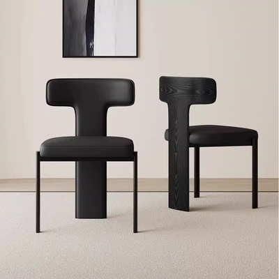 Ancient Style Europe Retro Solid Wooden Dining Room Chairs With Armrest And Back