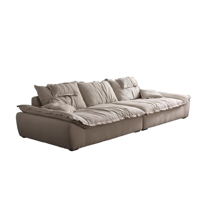French Style Living Room Sofa Bed Extra Wide Sitting Scratch Resistant Modern Sleeper Sofa
