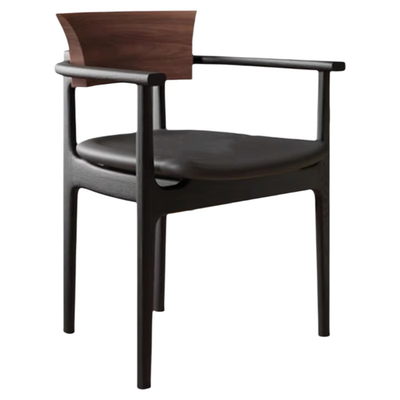 Minimalist Modern Solid Wood Dining Chairs Home Hotel Leisure Ash Wood Backrest Chair