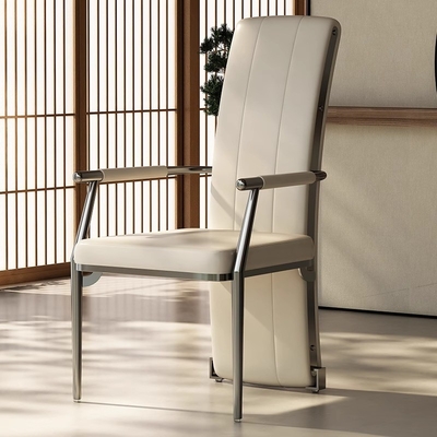 Indoor Italian Type Solid Wood Armrest Chair , Tea Table Master Chair OEM Design