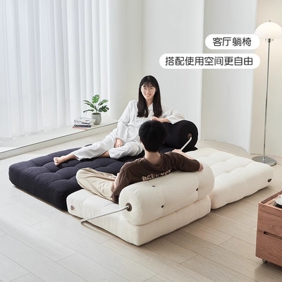 Dual Purpose Living Room Single Sofa Bed Chair Dual Rollaway Lazy Single Couch Bed