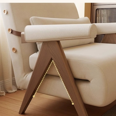 Custom Design Single Folding Chair Bed Dual Use , Fold Out Sofa Bed For Small Rooms
