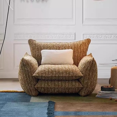 Italian Minimalist Modern Single Lounge Chair Luxury Lazy One Person Couch Chair