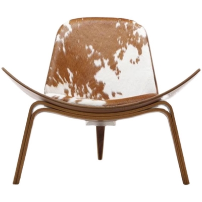Balcony Nordic Smile Shell Lounge Chair 1 Seater Backrest Airplane Chair Modern Design