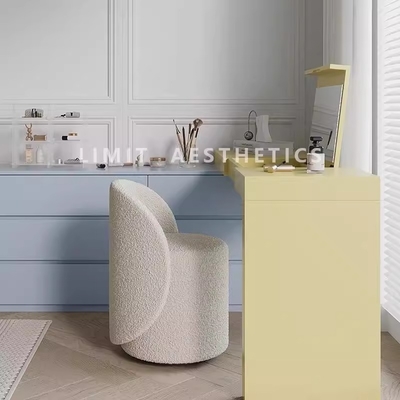 Light Luxury Minimalist Backrest Dressing Table Stool Home Makeup Chair OEM Logo