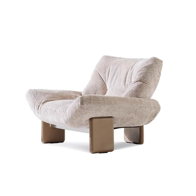 Living Room  Single Sofa Chair Solid Wood  Designer Armchair High End