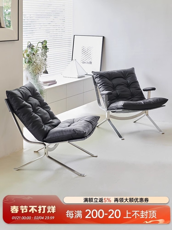 Retro Single Sofa Chair Solid Wood Leisure Single Seat Lounge For Hotel Club Reception