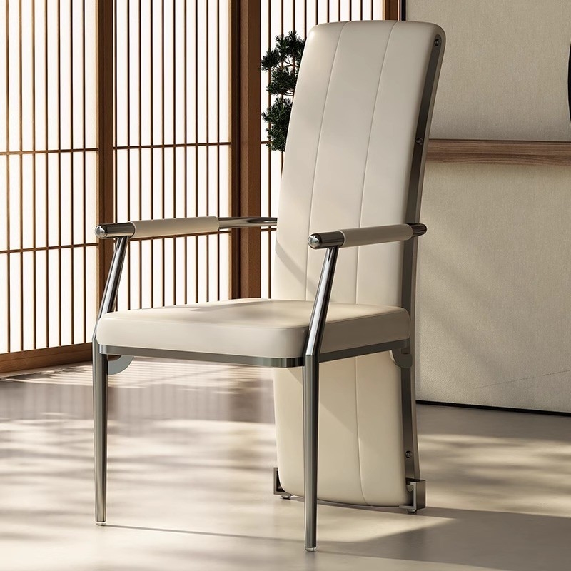 Indoor Italian Type Solid Wood Armrest Chair , Tea Table Master Chair OEM Design
